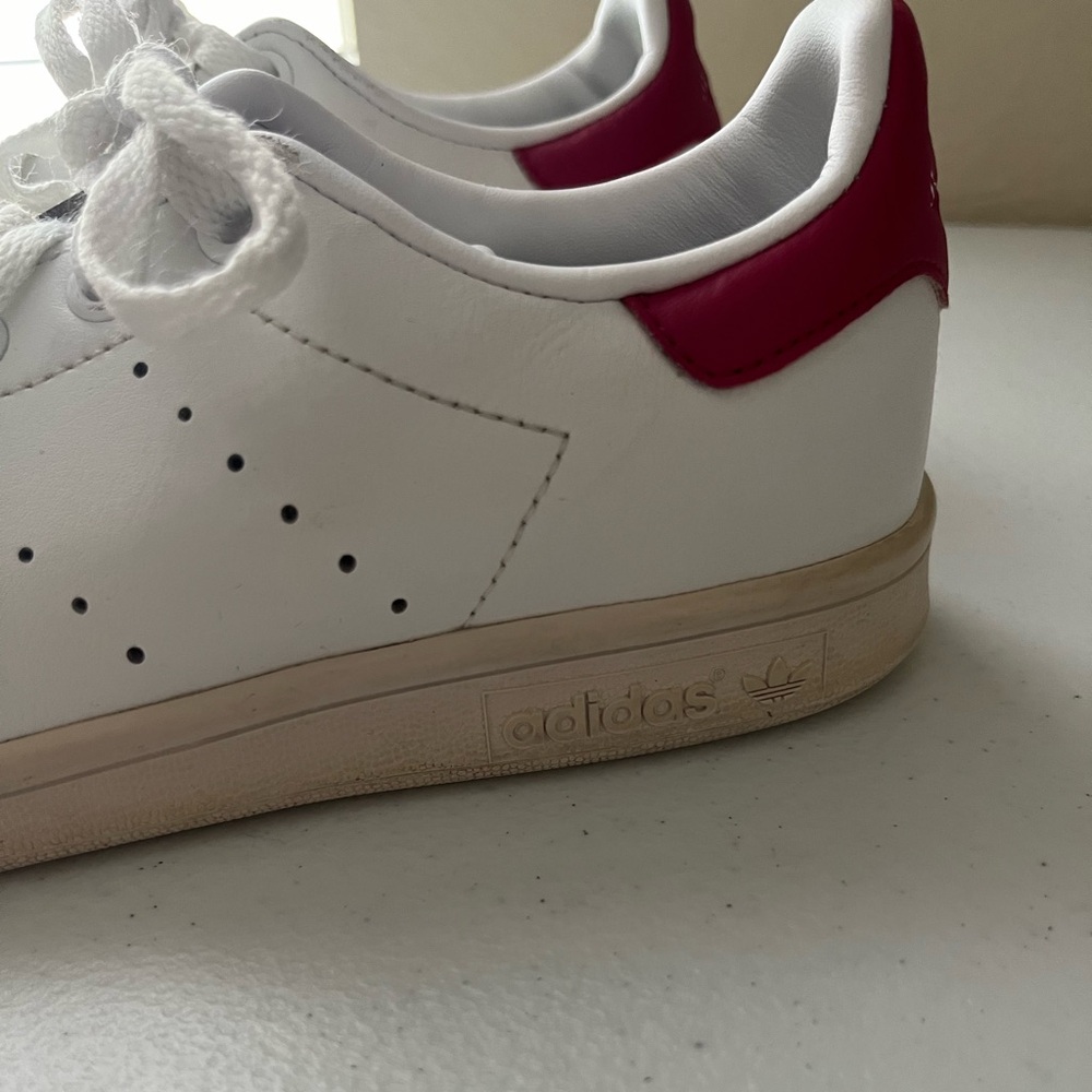 Adidas Kids’ Stan Smith | Size 4 Girls | Cloud White | Casual - Picture 5 of 16